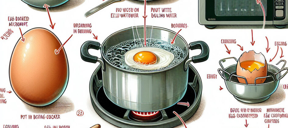 Sposoby na zachowanie jajka całościowego podczas gotowania.