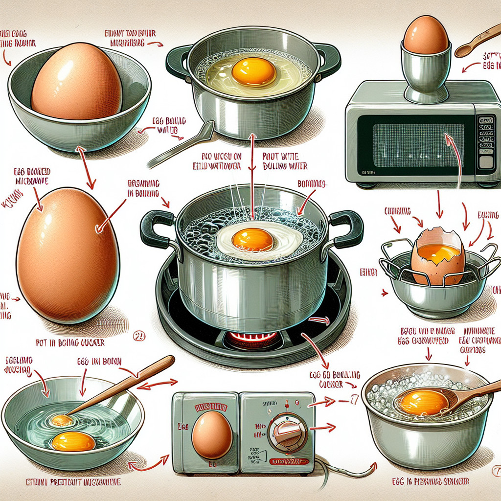 Sposoby na zachowanie jajka całościowego podczas gotowania.