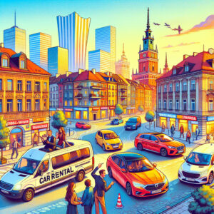 Wynajem samochodów w Warszawie dla osób podróżujących na koncert
