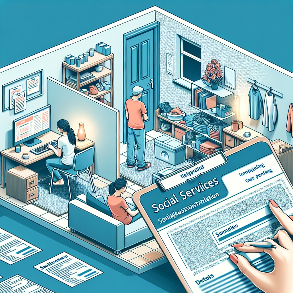 świadczenia socjalne w wynajmowanym mieszkaniu